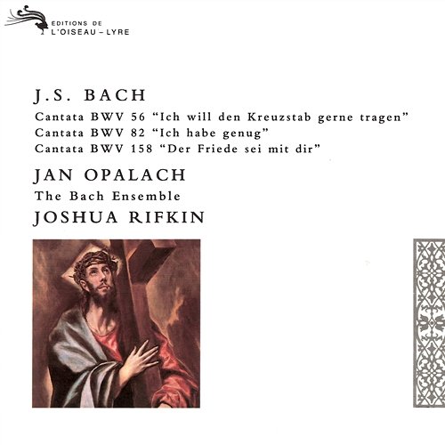 J.S. Bach: Ich habe genug, Cantata BWV 82 - 3. Aria: Schlummert ein, ihr matten Augen Jan Opalach, The Bach Ensemble, Joshua Rifkin