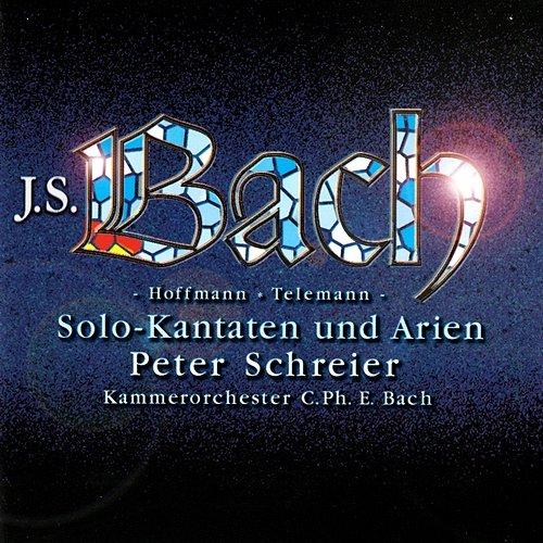 Bach, J.S, Hoffmann & Telemann: Solo Cantatas & Arias Peter Schreier, Kammerorchester Carl Philipp Emanuel Bach
