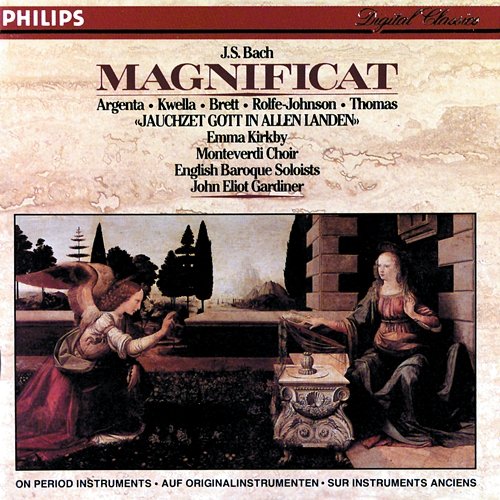 J.S. Bach: Magnificat In D Major, BWV 243 - 10. Suscepit Israel Nancy Argenta, Patrizia Kwella, Charles Brett, English Baroque Soloists, John Eliot Gardiner