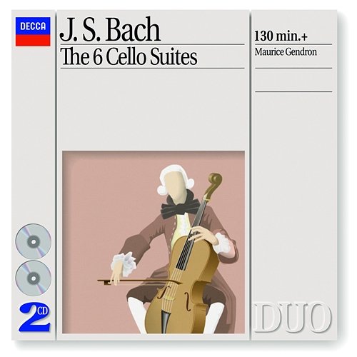 Bach, J.S.: The 6 Cello Suites Maurice Gendron