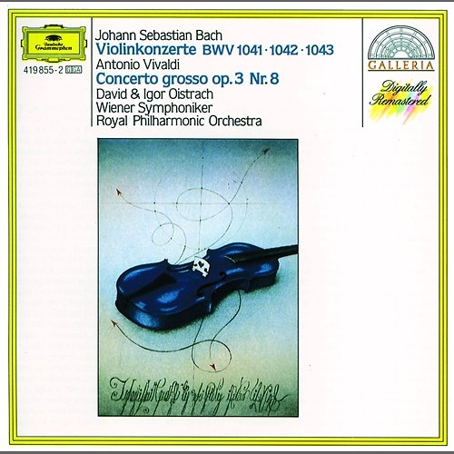J.S. Bach: Double Concerto for 2 Violins, Strings, and Continuo in D Minor, BWV 1043 - III. Allegro David Oistrakh, Igor Oistrakh, George Malcolm, Royal Philharmonic Orchestra, Eugène Goossens