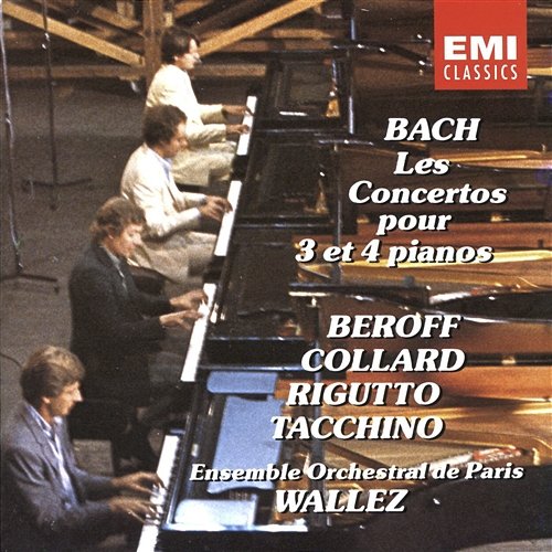 Bach, JS: Concerto for Three Pianos in D Minor, BWV 1063: II. Alla siciliana Jean-Pierre Wallez feat. Bruno Rigutto, Jean-Philippe Collard, Michel Béroff