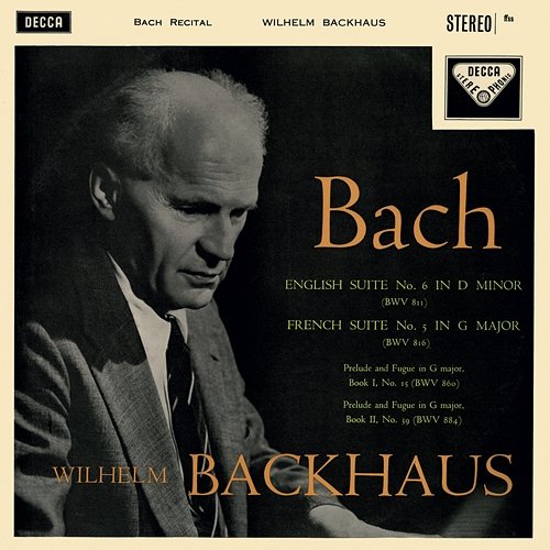 Bach Recital Wilhelm Backhaus