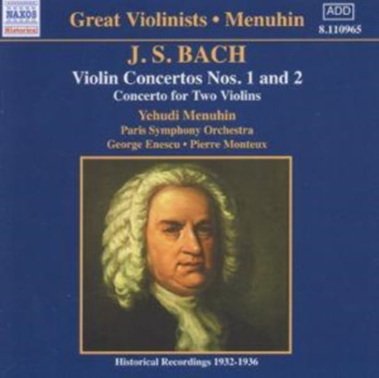 Bach: Violin Concertos Nos 1 & 2 [Recorded 1932-1936] Menuhin Yehudi