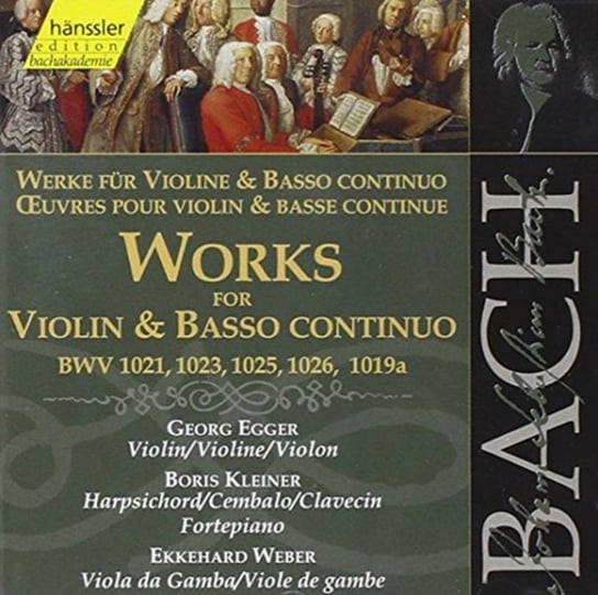 Bach: Works V C Weber E Haensler