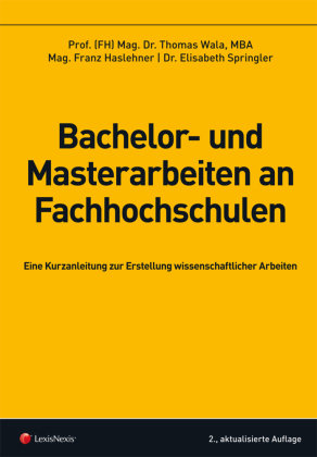Bachelor- und Masterarbeiten an Fachhochschulen LexisNexis Österreich