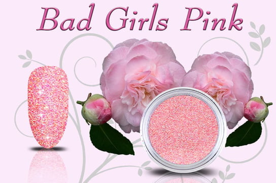 Bad Girls Pink - niegrzeczny efekt do zdobień na lakier hybrydowy, żel uv i akryl na paznokciach 7ml Inna marka