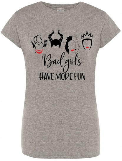 Bad Girls T-shirt Modny Hallowen Nadruk Rozm.S Inna marka