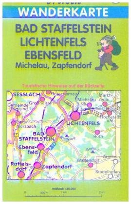 Bad Staffelstein, Lichtenfels, Ebensfeld 1 : 35 000. Fritsch Wanderkarte Fritsch Landkarten-Verlag, Fritsch Landkartenverlag E.K.