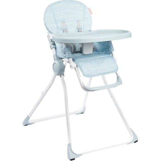 Badabulle Ultra kompaktowe i lekkie krzesełko do karmienia dziecka - Regulowane oparcie i półka, Od 6 miesięcy Badabulle