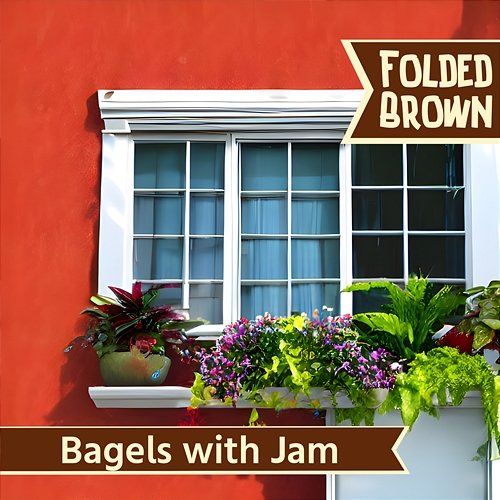 Bagels with Jam Folded Brown