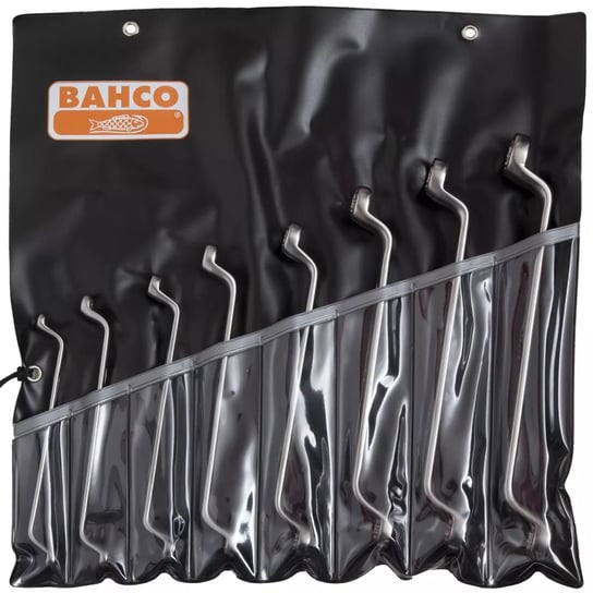 BAHCO Zestaw kluczy oczkowych, dwustronnych, odgiętych, 2M/8T BAHCO