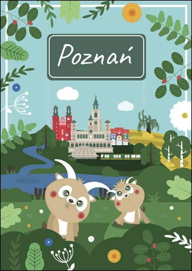 Bajkowe Miasta Poznań - plakat 40x50 cm Galeria Plakatu