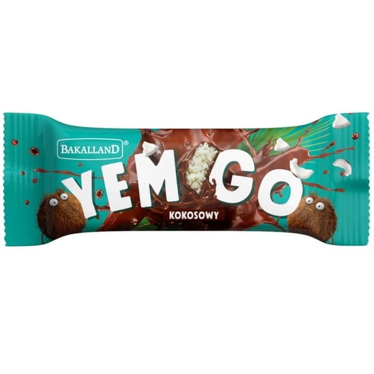 Bakalland, baton kokosowy w czekoladzie YemGo, 40g Bakalland