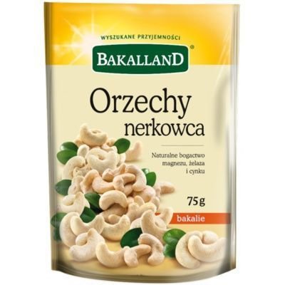 Bakalland, Orzechy nerkowca, 75 g Bakalland