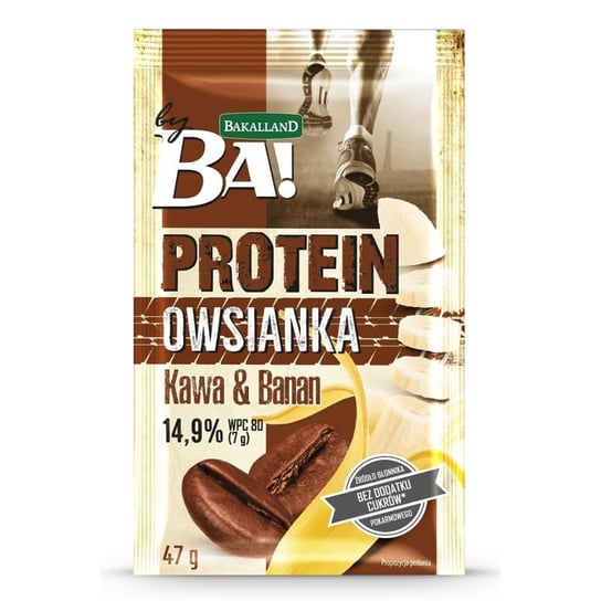 Bakalland, owsianka proteinowa kawa i banan, 47 g Bakalland