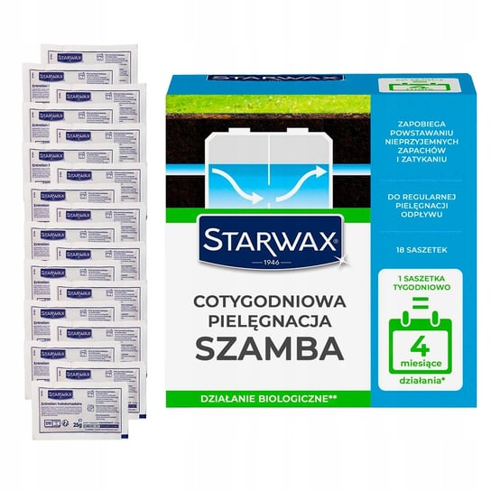 Bakterie Do Szamba Oczyszczalni Starwax 8W1 Starwax