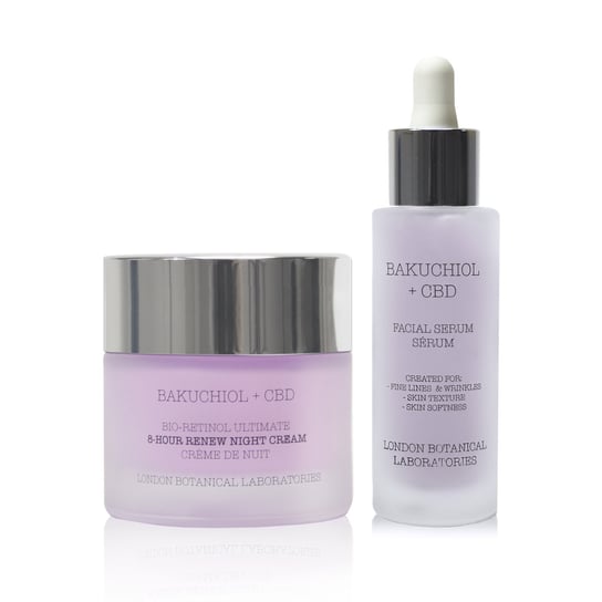 Bakuchiol bio retinol krem na noc + serum Bakuchiol London Botanical Laboratories