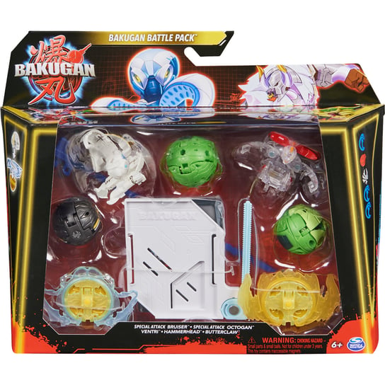 BAKUGAN 3.0 BATTLE PACK 5-PAK BRUISER OCTOGAN VENTRI HAMMERHEAD BUTTERCLAW Spin Master