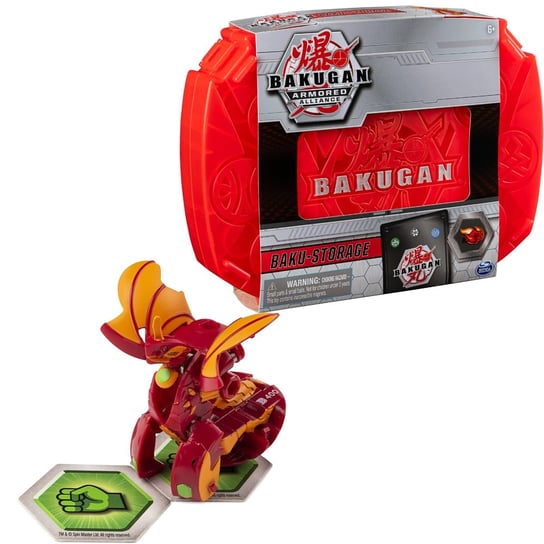 Bakugan Czerwona walizka kolekcjonerska + Dragonoid Bakugan