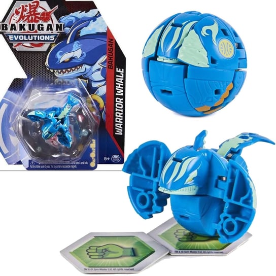 Bakugan Evolutions Figurka Bitewna Warrior Whale i Karty Spin Master