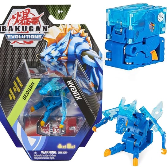 Bakugan Evolutions Geogan Aquos Hyenix figurka i karty Spin Master
