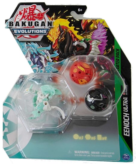 Bakugan Evolutions Zestaw startowy Eenoch Ultra 3 figurki + karty Spin Master