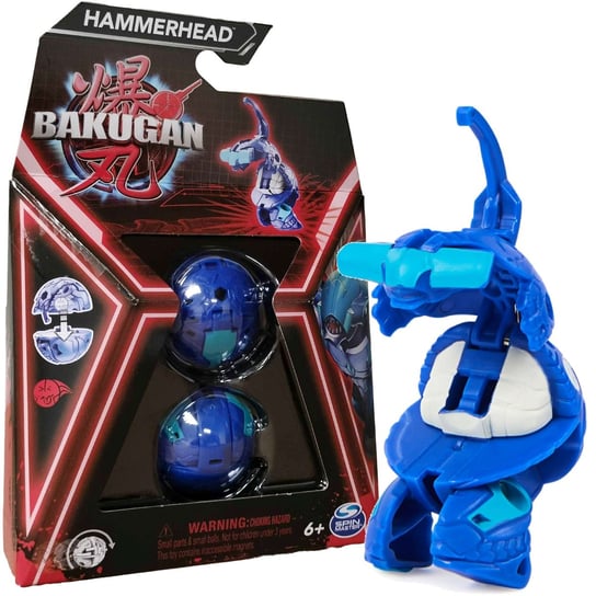 Bakugan Hammerhead Niebieska Figurka Bitewna Transformująca + Karty Spin Master