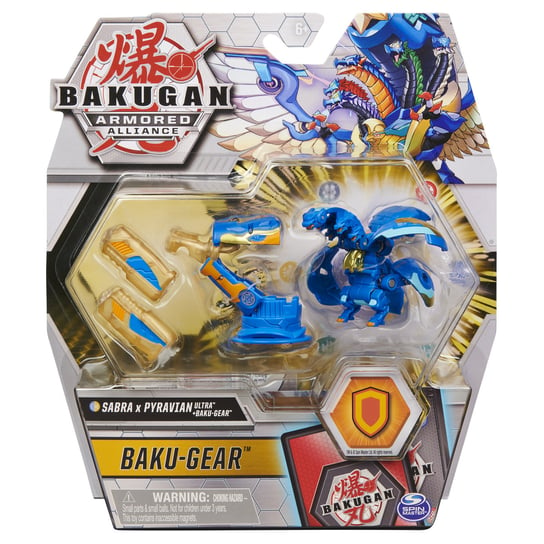 Bakugan, kule z akcesoriami Baku-Gear 5DrgPyraBluGld Bakugan