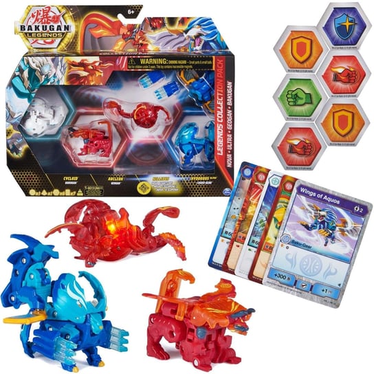 Bakugan Legends Bitewny Zestaw Kolekcjonerski Battle Collection Pack Cycloid + 5 figurek i karty Spin Master