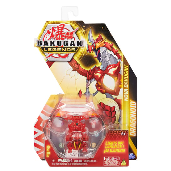 Bakugan Legends - kula podświetlana Draganoid Red Spin Master