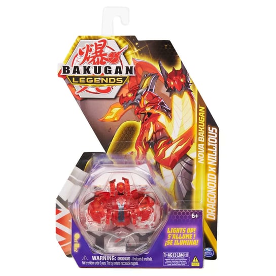Bakugan Legends Nova Dragonoid x Nillious figurka świecąca + karty Spin Master