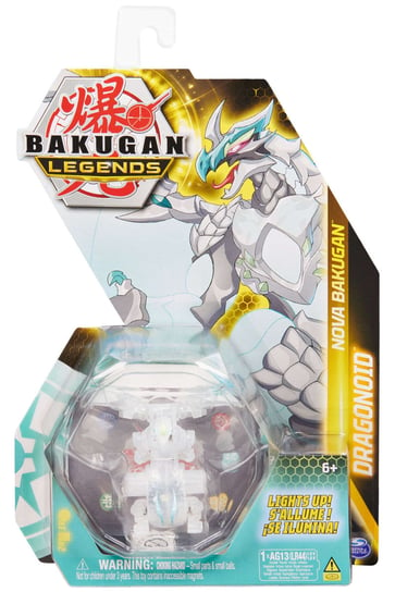 Bakugan legends Nova Haos Dragonoid figurka świecąca i karty Spin Master