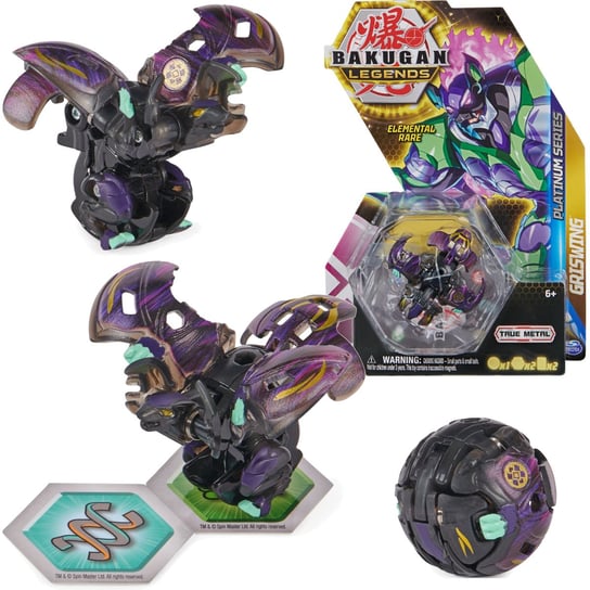 Bakugan Legends Platinum Series figurka Griswing i karty Spin Master