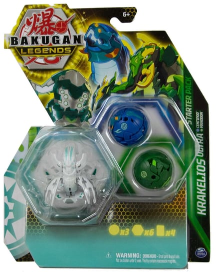 Bakugan Legends Zestaw startowy Krakelios Ultra 3 figurki + karty Spin Master