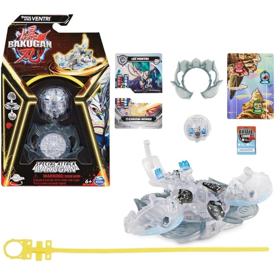 Bakugan Special Attack Ventri Wirująca Figurka Akcji + Karty Spin Master