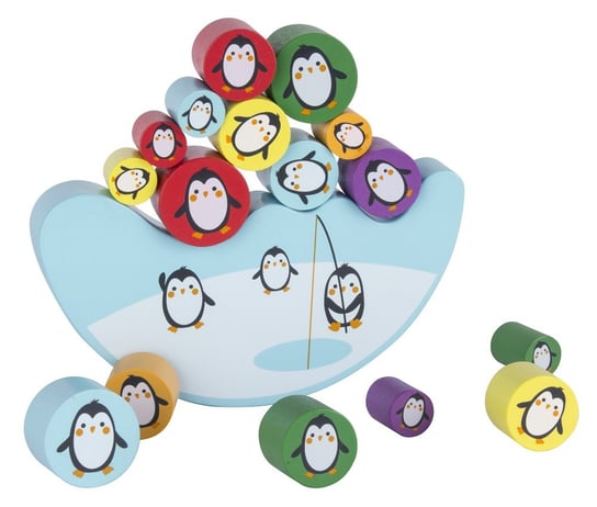 Balansujące pingwiny, gra zręcznościowa, APLI kids APLI Kids