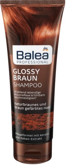 Balea, szampon pielęgnacyjny do włosów brązowych z keratyną, 250 ml Balea