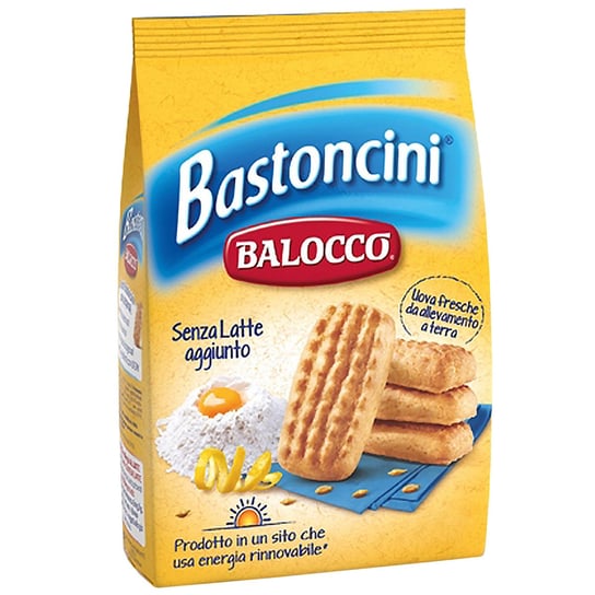BALOCCO Bastoncini - Włoskie, kruche ciastka z nutą cytryny 350g 1 paczka Inna marka
