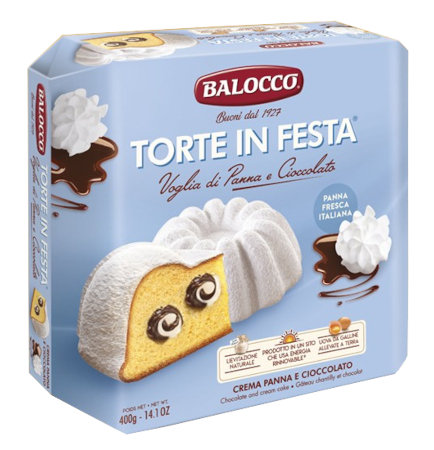 Balocco Torte Babka z kremem Panna i Czekoladowym Inna producent