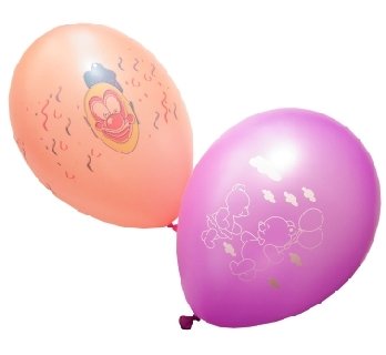 Balon, 10", różnokolorowy, 100 sztuk Gemar