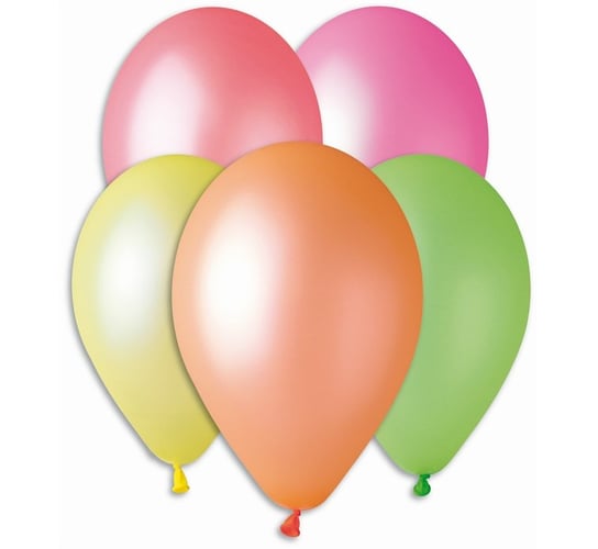 Balon, 10", różnokolorowy, 100 sztuk Gemar