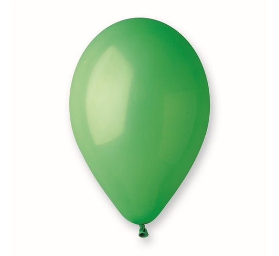 Balon, 10", zielony, 100 sztuk GoDan