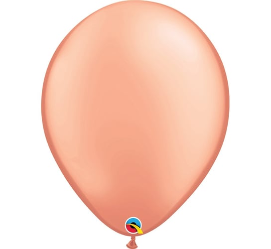 Balon, 11", metaliczny różowo-złoty, 25 sztuk GoDan