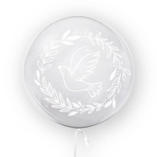 Balon 45cm Gołąb biały TUBAN TUBAN