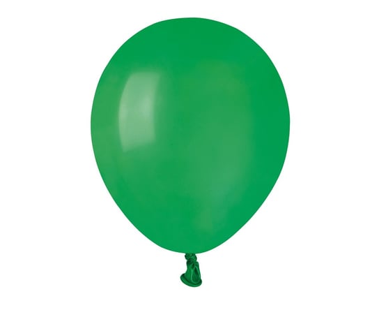 Balon, 5 ", zielony, 100 sztuk Gemar