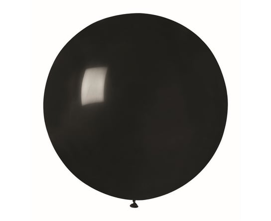 Balon, 80 cm, czarny, kula Gemar