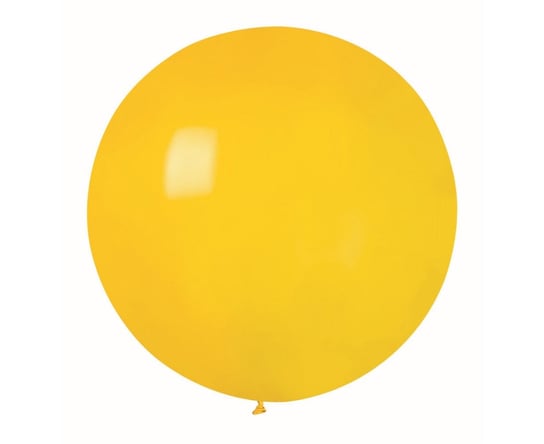 Balon, 80 cm, żółty, kula Gemar