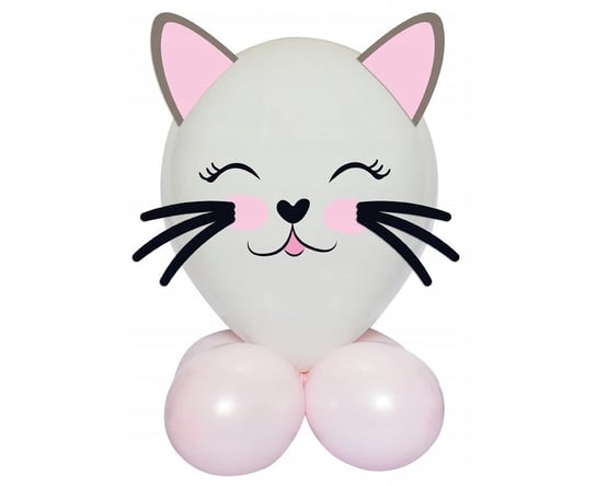 Balon Balony Stojące Zestaw Urocze Zwierzątka - Kotek Inna marka