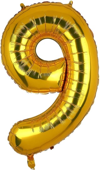Balon Cyfra Numer 9 Urodziny Rocznica Duża 100 Cm,Hopki Hopki